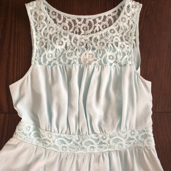 Anthropologie sleeveless dress in mint - Picture 2 of 8